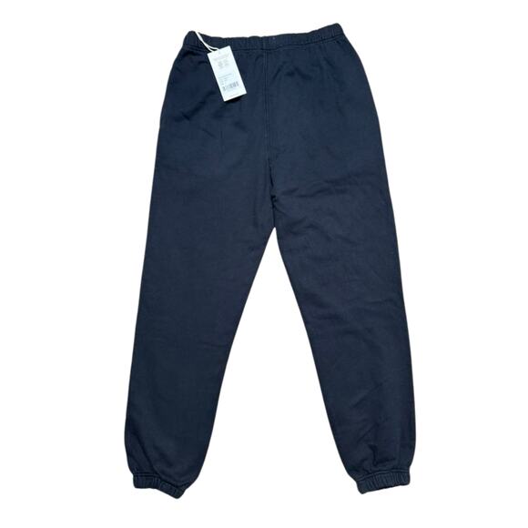 Mate the Label Organic Fleece Sweatpants Black Small NWT - Picture 4 of 8